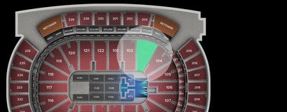 Seat view from Lower