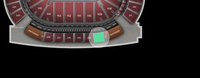 Seat view from Upper