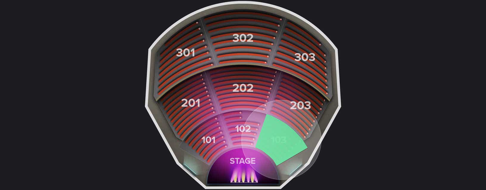 Seat view from Lower