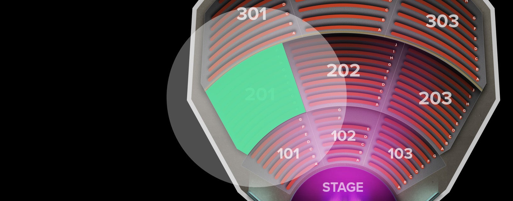 Seat view from Lower