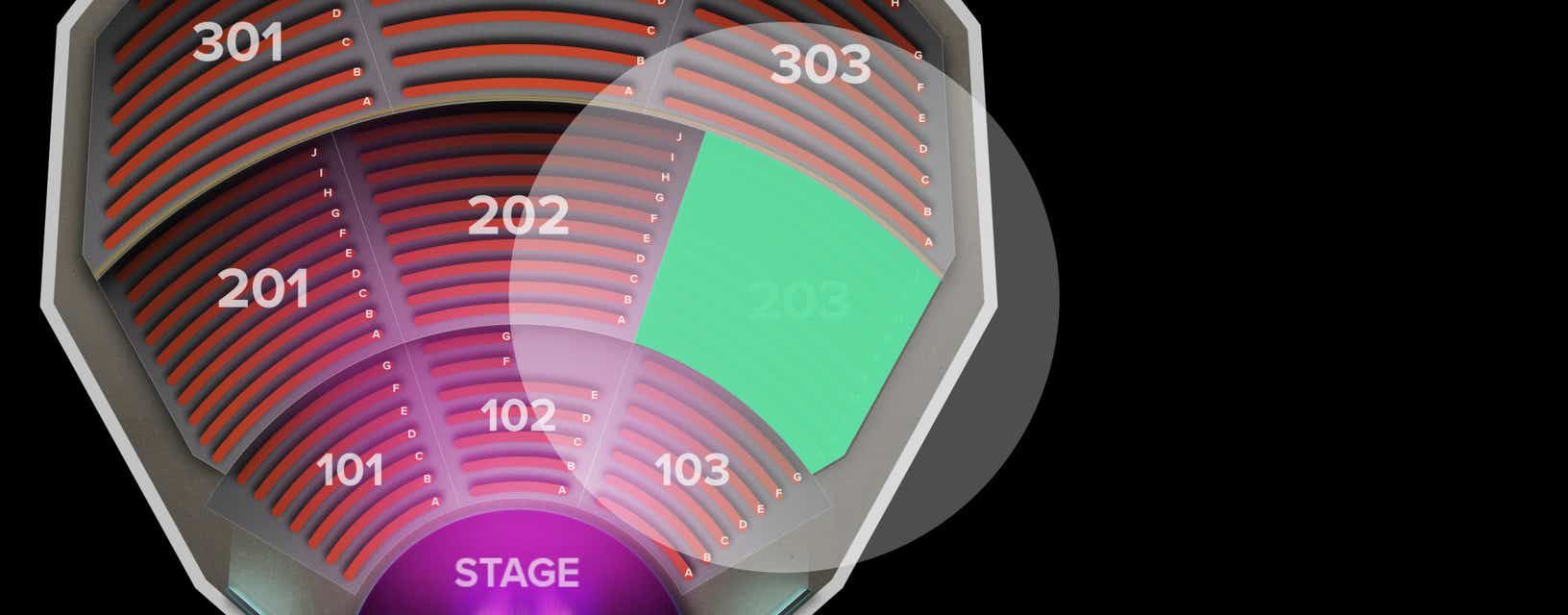 Seat view from Lower