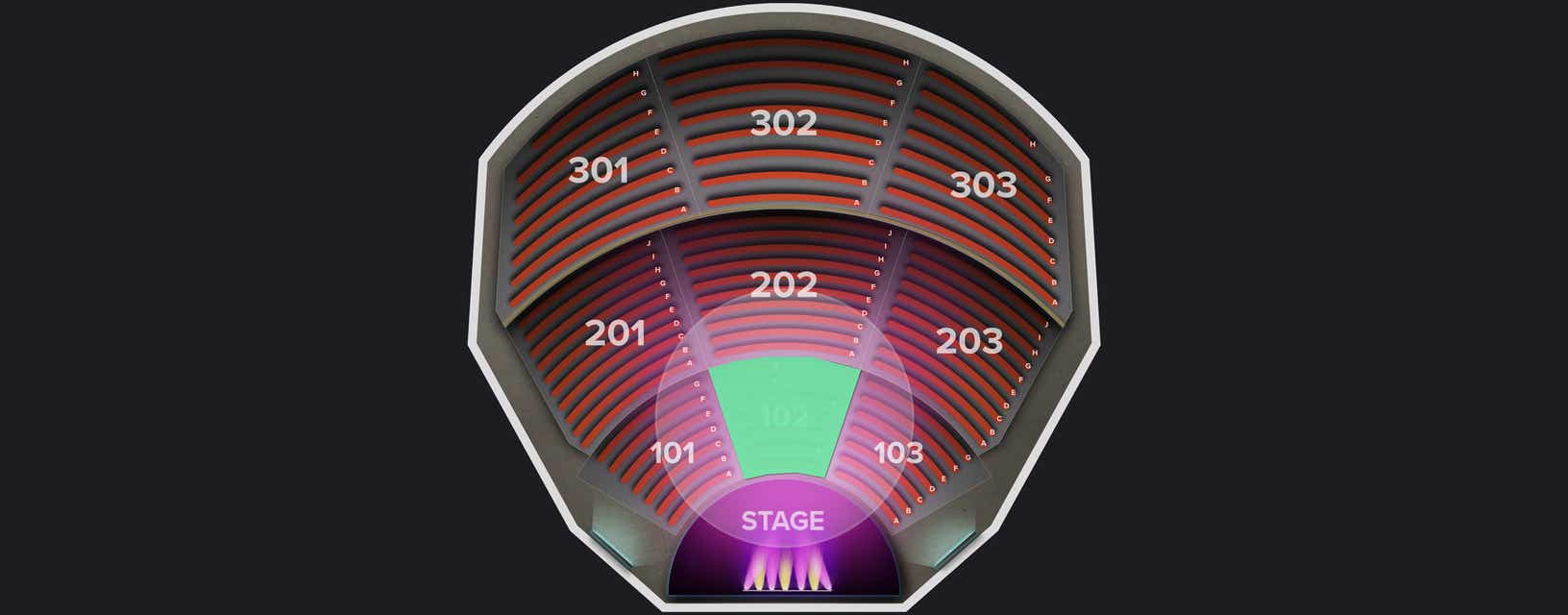 Seat view from Lower