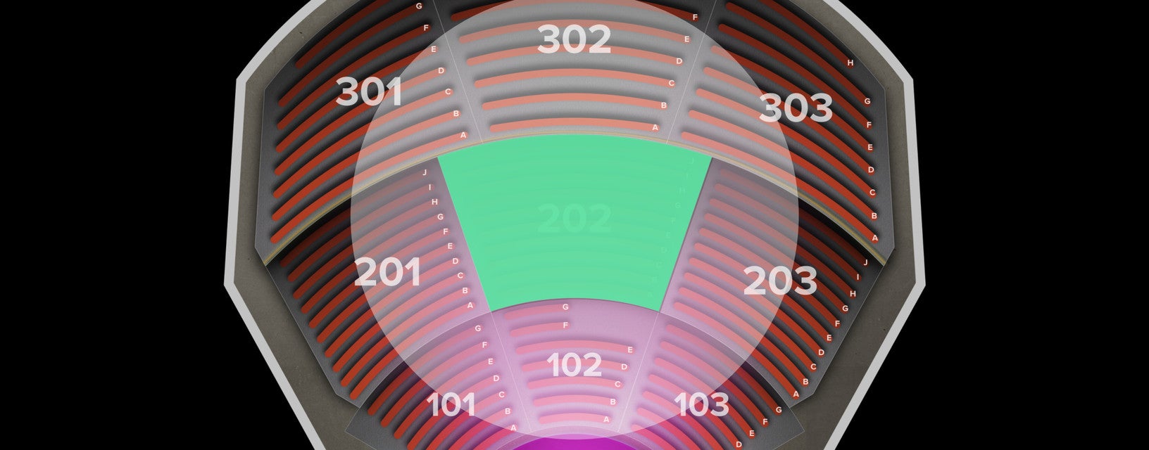 Seat view from Lower