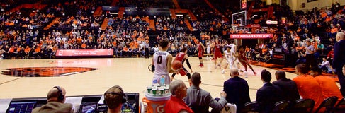 Seat view from Floor Sideline