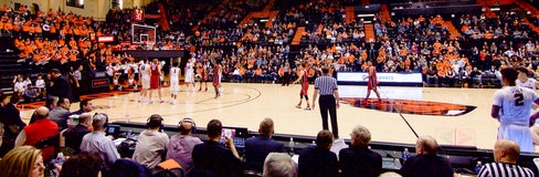 Seat view from Floor Sideline