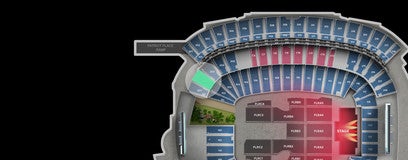 Seat view from Mezzanine