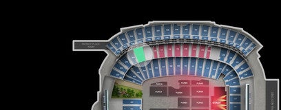 Seat view from Mezzanine
