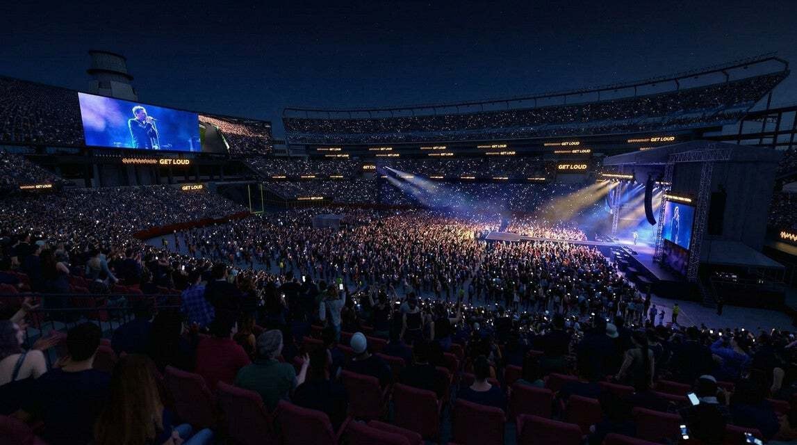 Seat view from Club