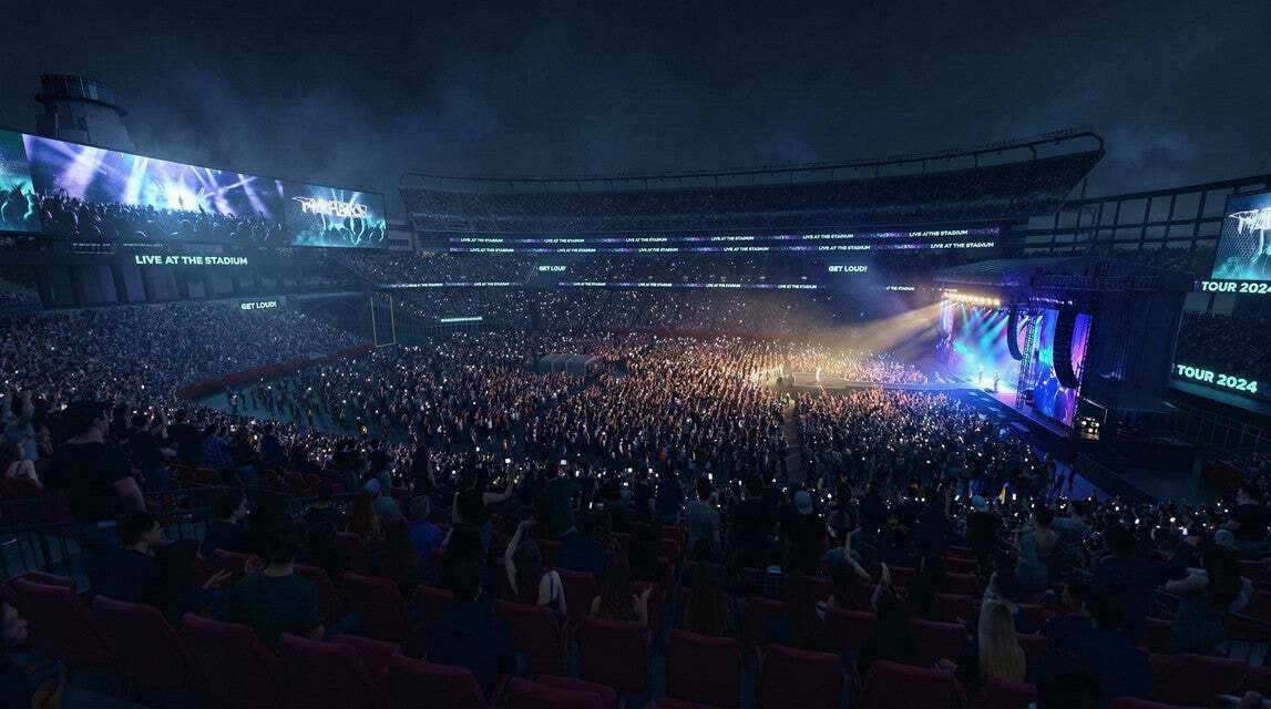 Seat view from Club