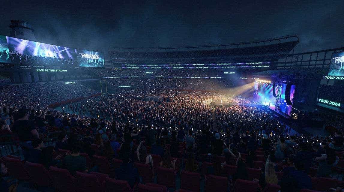 Seat view from Club