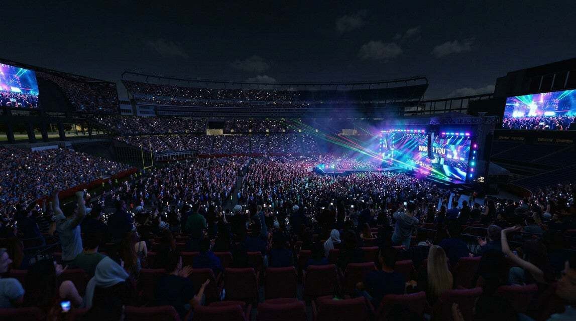 Seat view from Club