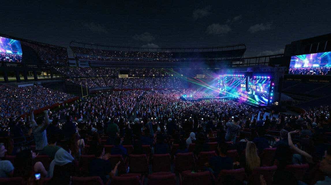 Seat view from Club