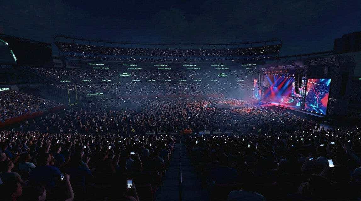 Seat view from Club