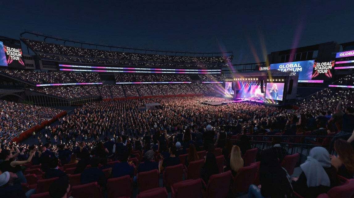 Seat view from Club