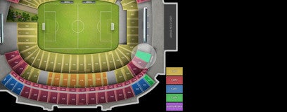 Seat view from Mezzanine