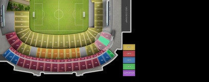 Seat view from Mezzanine