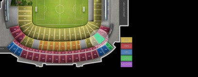 Seat view from Mezzanine