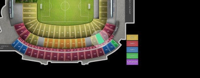 Seat view from Mezzanine