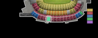 Seat view from Upper