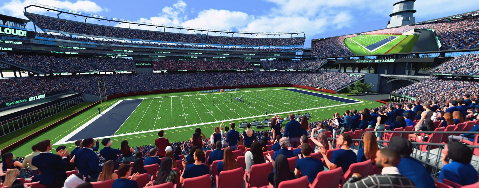 Seat view from Club