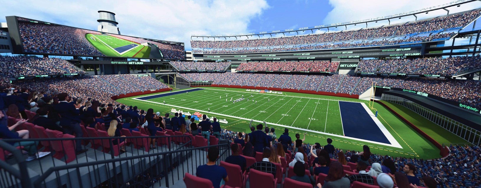 Seat view from Club