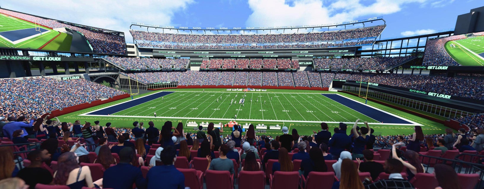 Seat view from Club