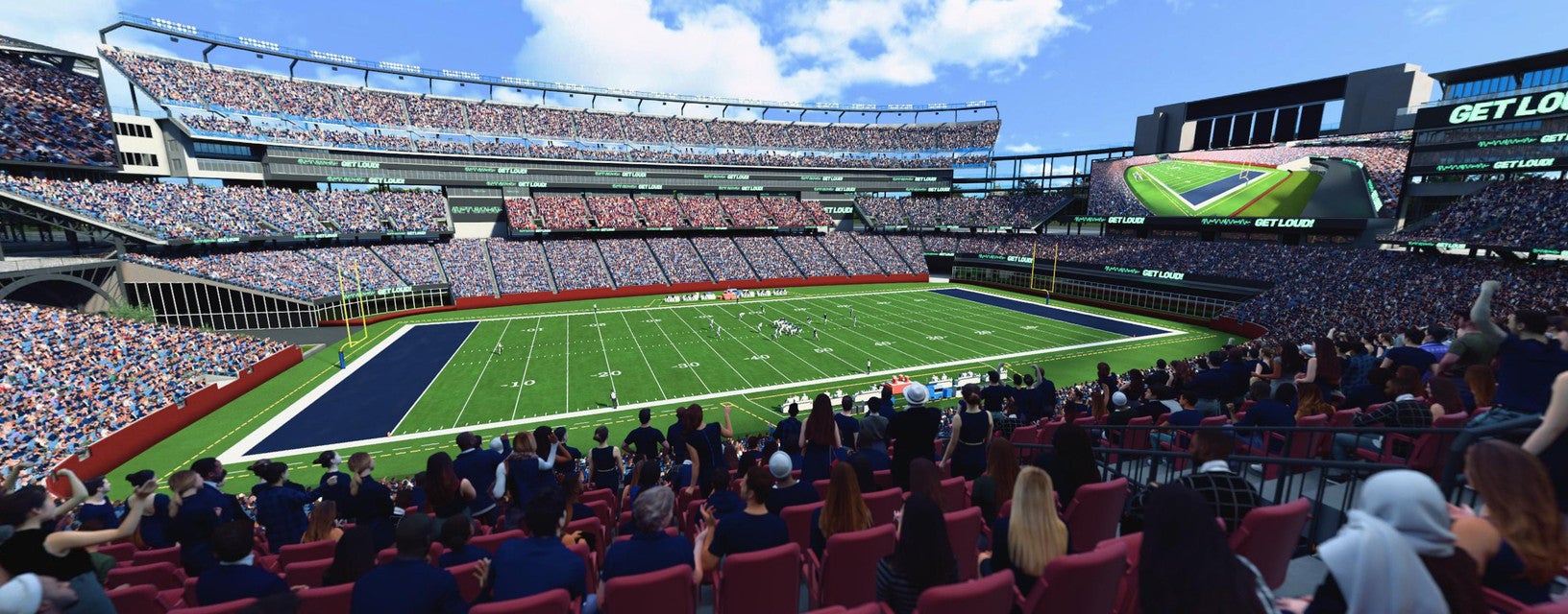 Seat view from Club