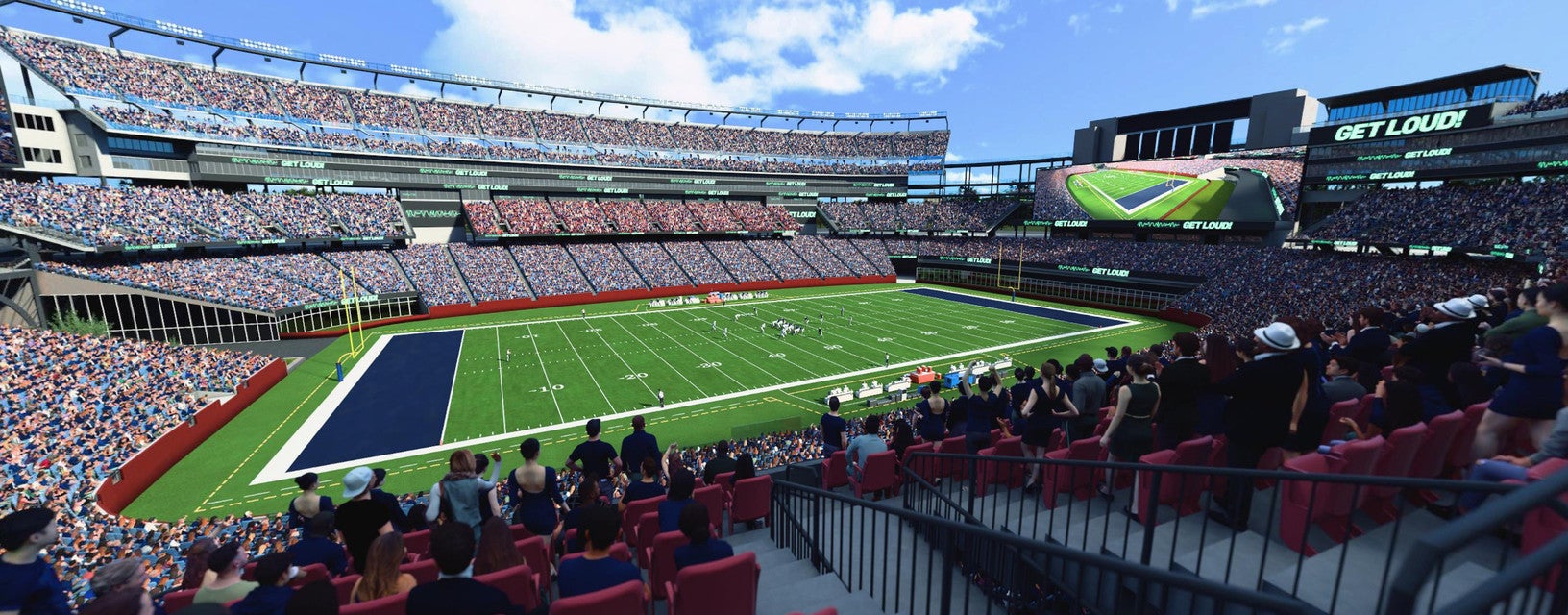 Seat view from Club