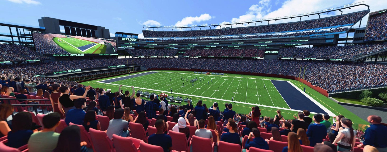 Seat view from Club