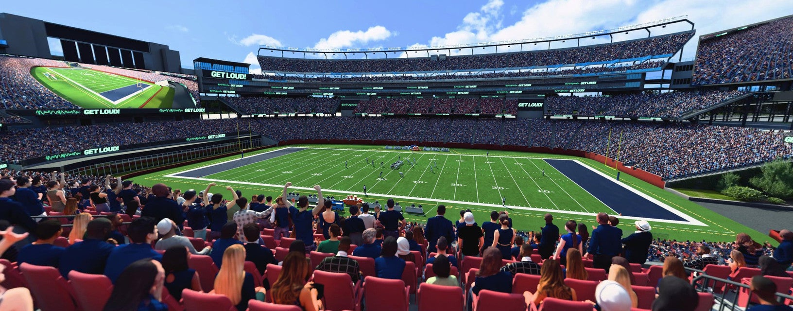Seat view from Club