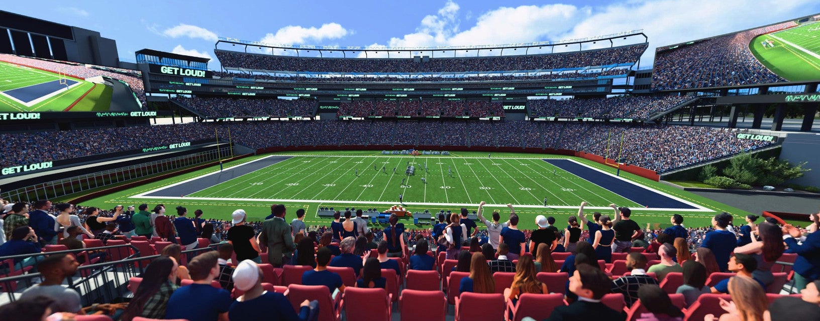 Seat view from Club
