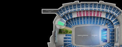 Seat view from Mezzanine