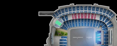 Seat view from Mezzanine