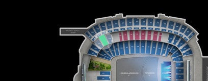 Seat view from Mezzanine
