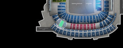 Seat view from Mezzanine