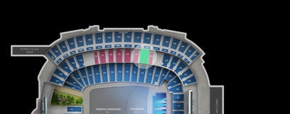 Seat view from Club