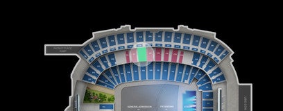 Seat view from Club