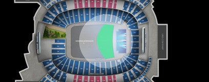Seat view from Front Standing