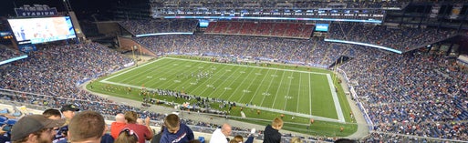 Seat view from Upper Sideline