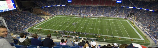 Seat view from Upper Sideline