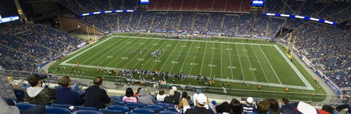 Seat view from Upper Sideline
