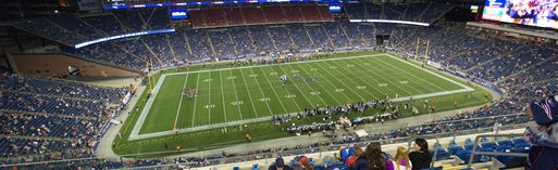 Seat view from Upper Sideline
