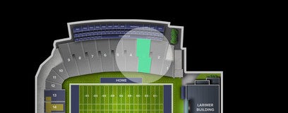 Seat view from Lower Sideline