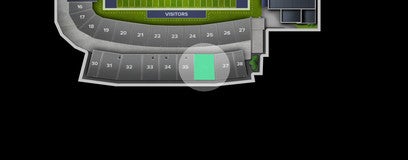Seat view from Upper Sideline