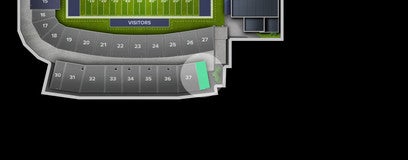Seat view from Upper Sideline