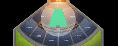 Seat view from Orchestra