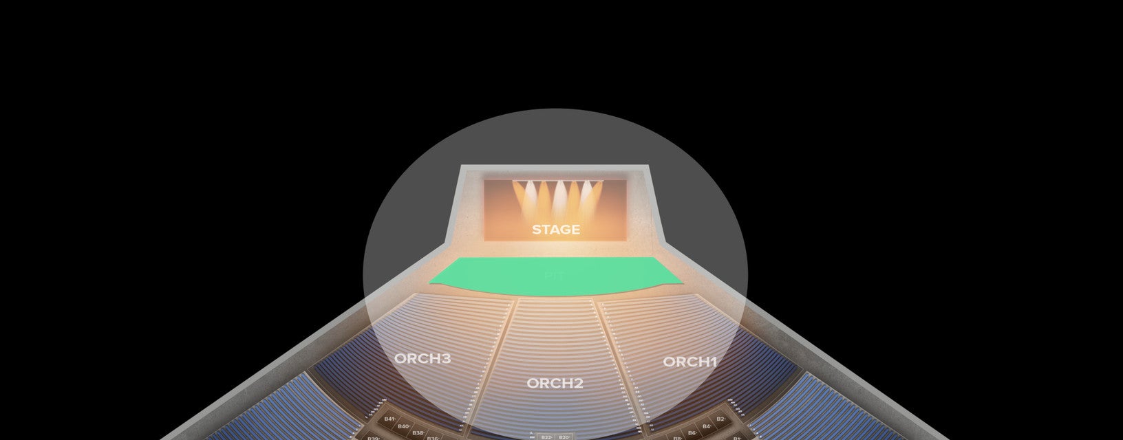Seat view from Pit