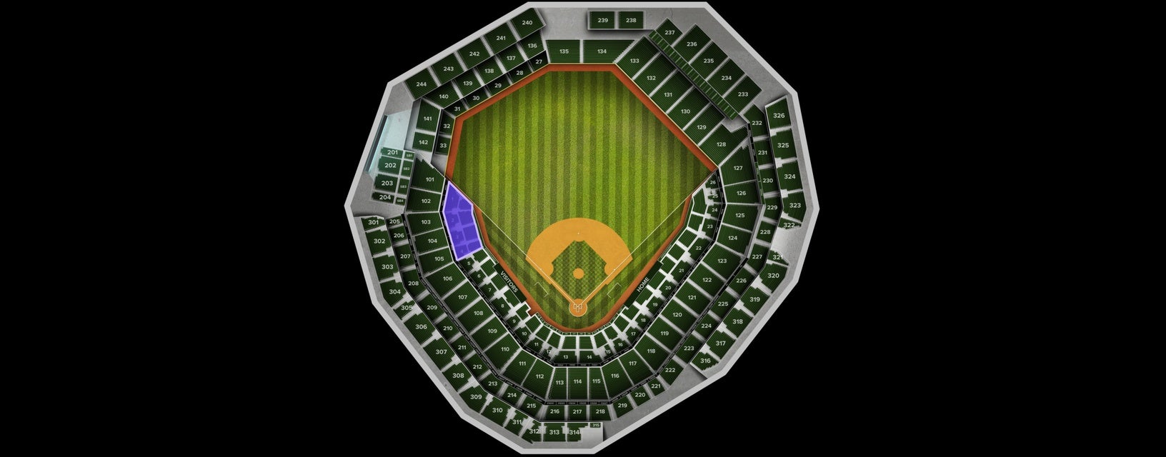 Seat view from Grandstand