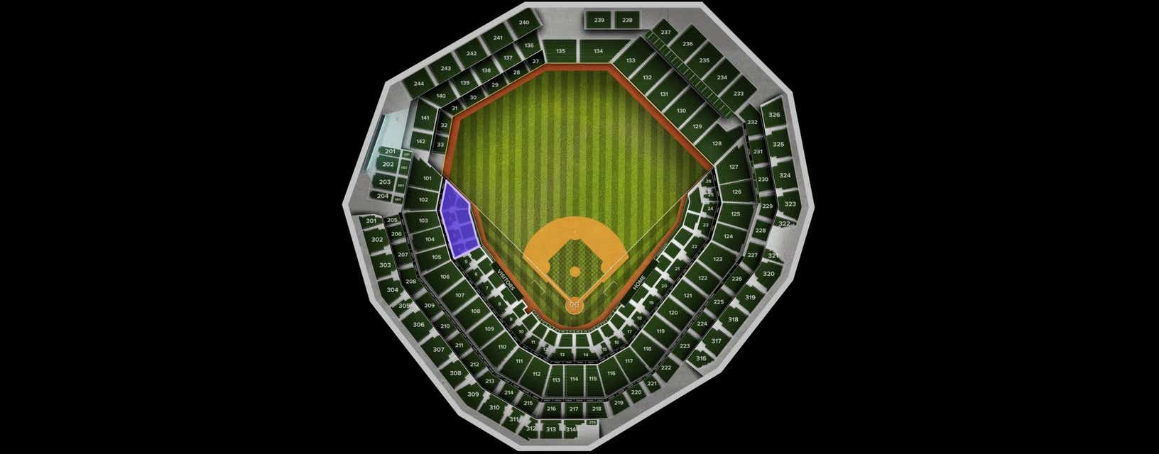 Seat view from Grandstand