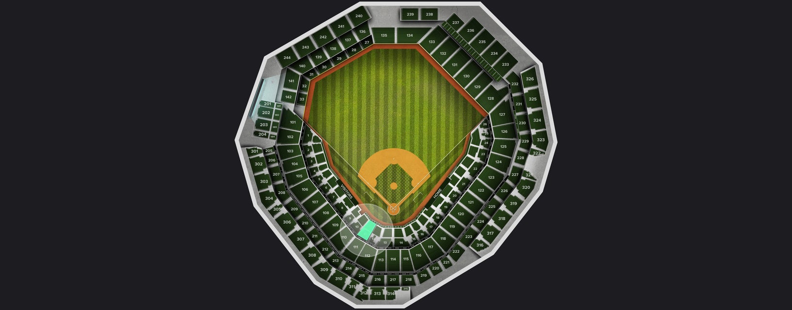 Seat view from Grandstand
